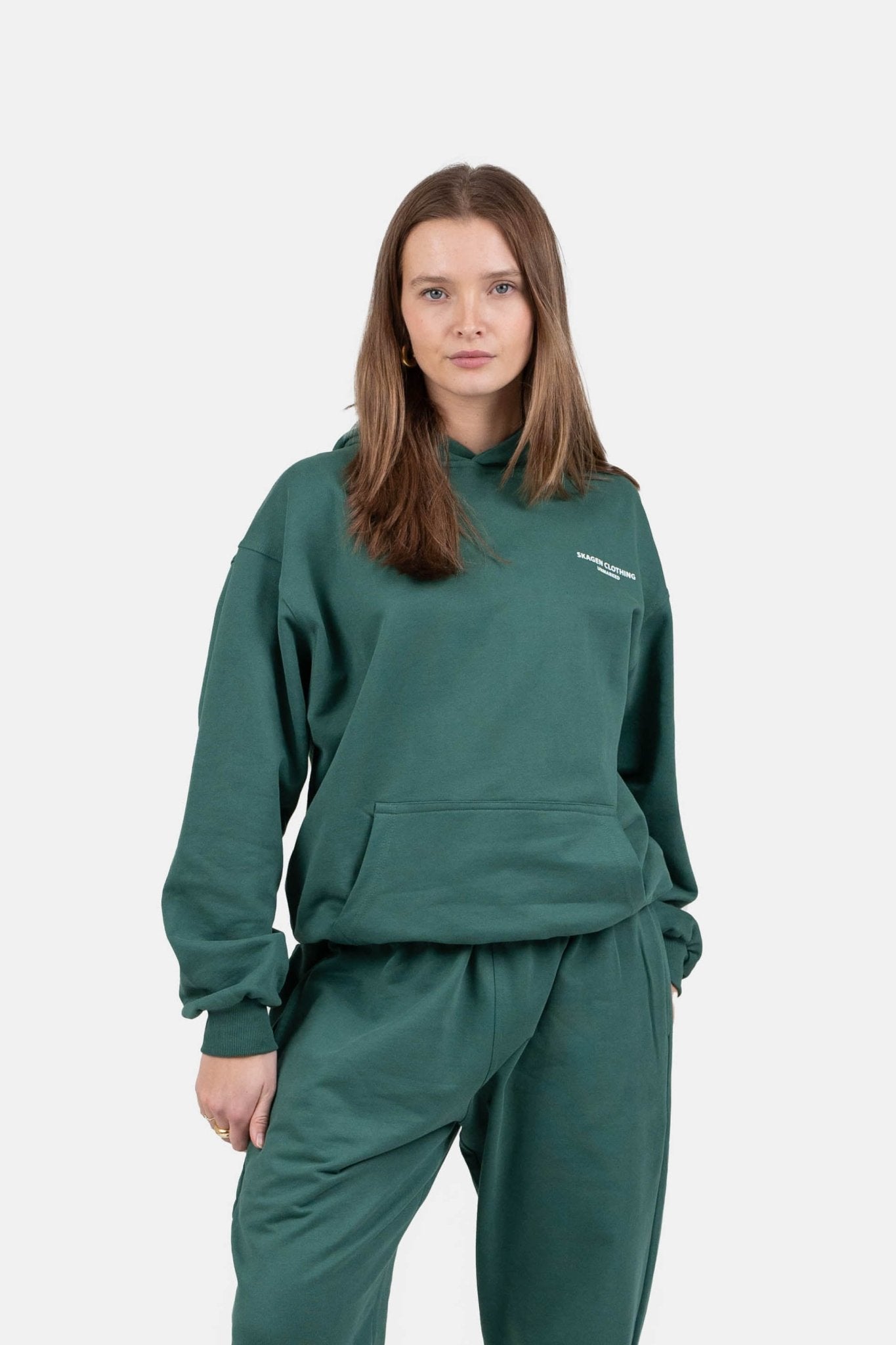 UNMARKED Hoodie Grøn | Skagen-clothing.dk